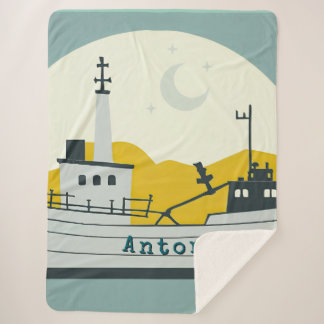 Cobertor Sherpa Nordic Moon Boat 