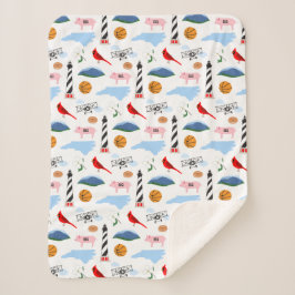 Cobertor Sherpa North Carolina Blanket