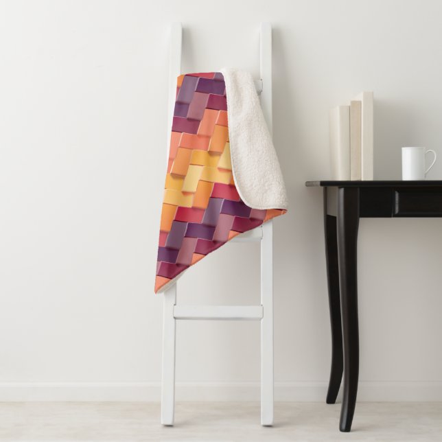 Cobertor Sherpa Nova criação de padrões 4 (In Situ)