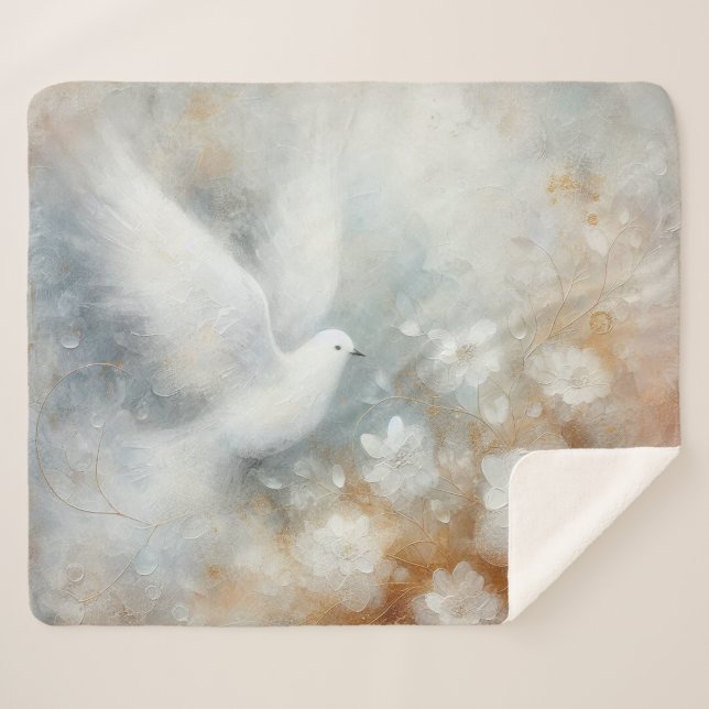 Cobertor Sherpa Nove Floral Sherpa Blanket (Frente (Horizontal))