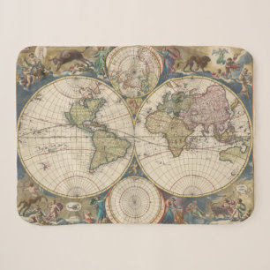 Cobertor Sherpa Novissima Totius Terrarum Orbis Tabula