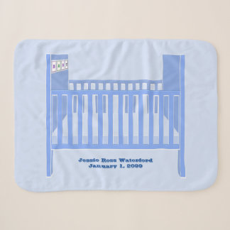 Cobertor Sherpa Novo Menino Azul Berço Bebê Personalizado