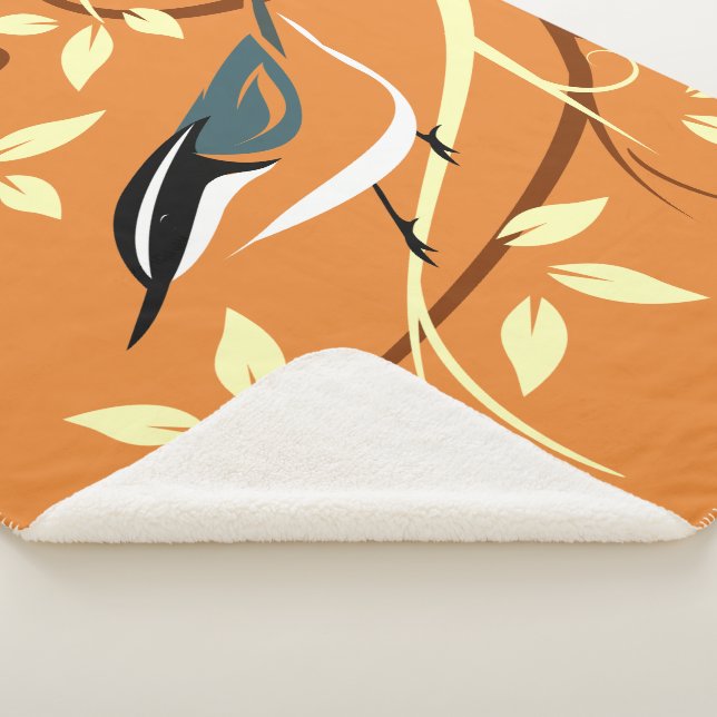 Cobertor Sherpa Nuthatch (3/4)