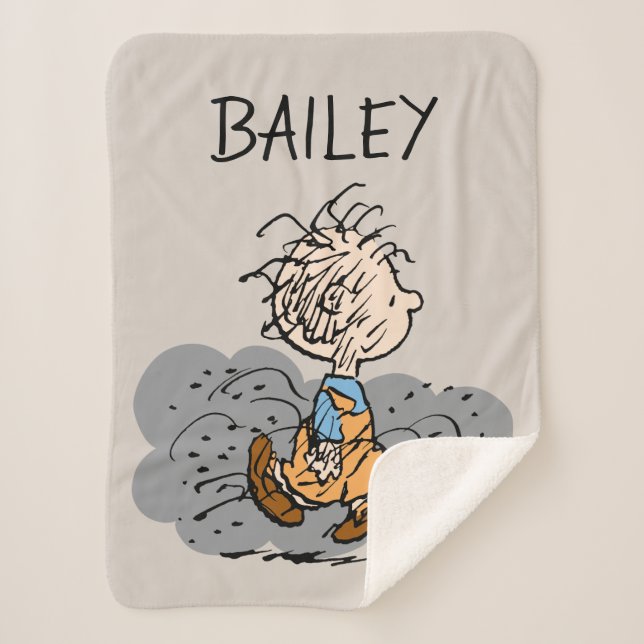 Cobertor Sherpa Nuvem Andando Pigpen (Frente)