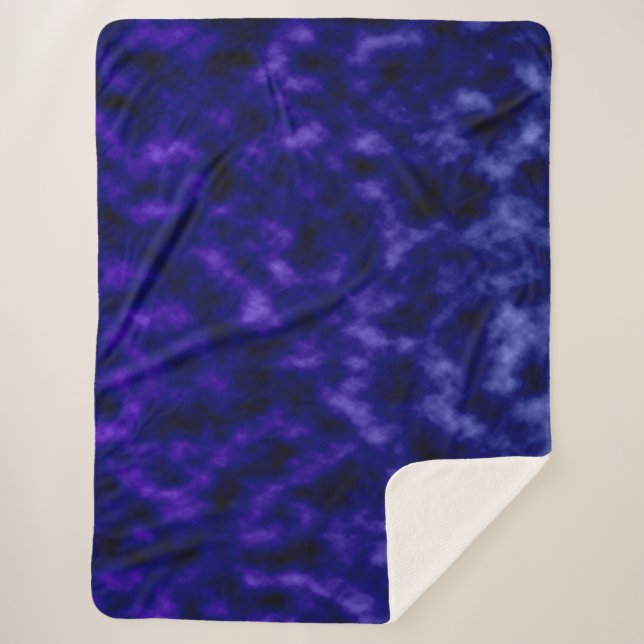 Cobertor Sherpa Nuvens Roxas (Frente)
