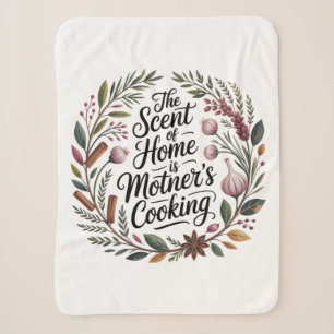 Cobertor Sherpa O Aroma De Casa É A Cozinha Da Mãe