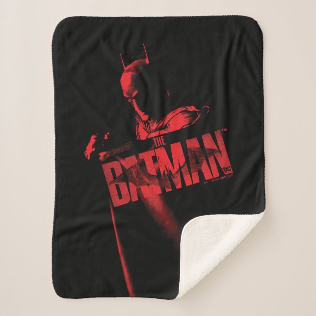 Cobertor Sherpa O Cabo do Batman e o Logotipo (Frente)
