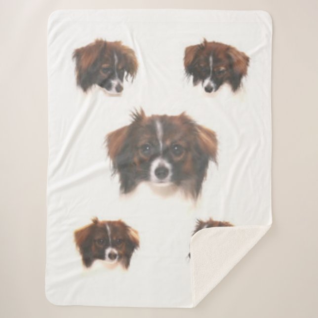 COBERTOR SHERPA O FALENO PAPILLON (Frente)
