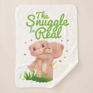 Cobertor Sherpa O Jogo é Abraços de Urso Bonito.