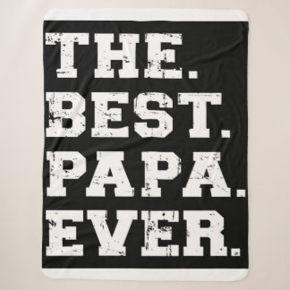 Cobertor Sherpa O Melhor Papai Nunca| Pai de amor
