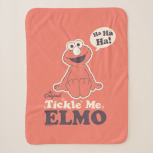 Cobertor Sherpa O Original Tickle Me Elmo