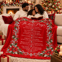 O Pai Nosso | Natal Elegante Vermelho e Prata