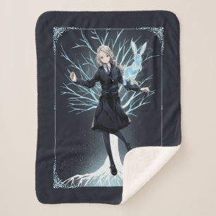 Cobertor Sherpa O Patronus Coelho da Luna Lovegood