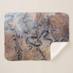 Cobertor Sherpa O Rio Verde E Seus Canyons Tributários Em Utah