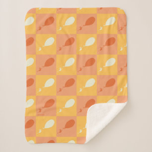 Cobertor Sherpa Oh, os lugares que você vai   Padrão de bloco lara