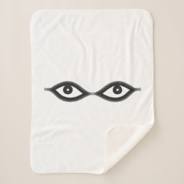 Cobertor Sherpa Olhos de Zipper