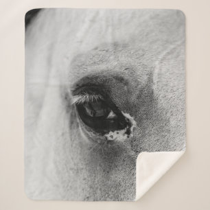 COBERTOR SHERPA OLHOS DO CAVALO BRANCO