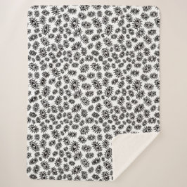 Cobertor Sherpa Olhos duplos brancos