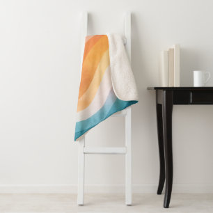 Cobertor Sherpa Onda Neutra Moderna • Deco Minimalista • Tendência