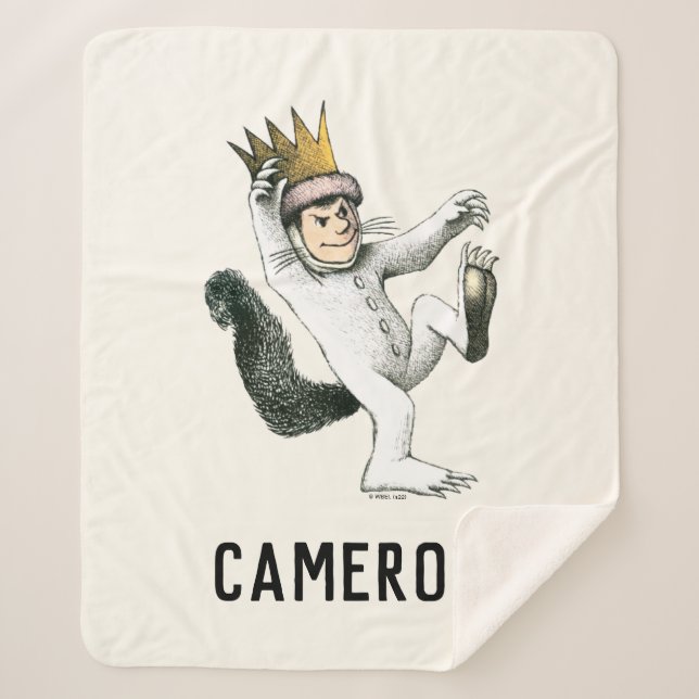 Cobertor Sherpa Onde estão as coisas selvagens | Máximo | Adicione (Frente)