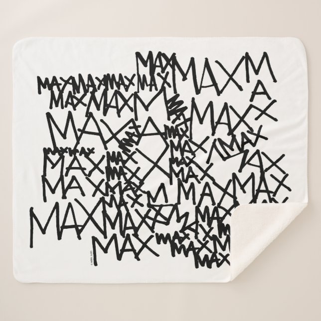 Cobertor Sherpa Onde Vivem os Monstros | Max Repete (Frente (Horizontal))