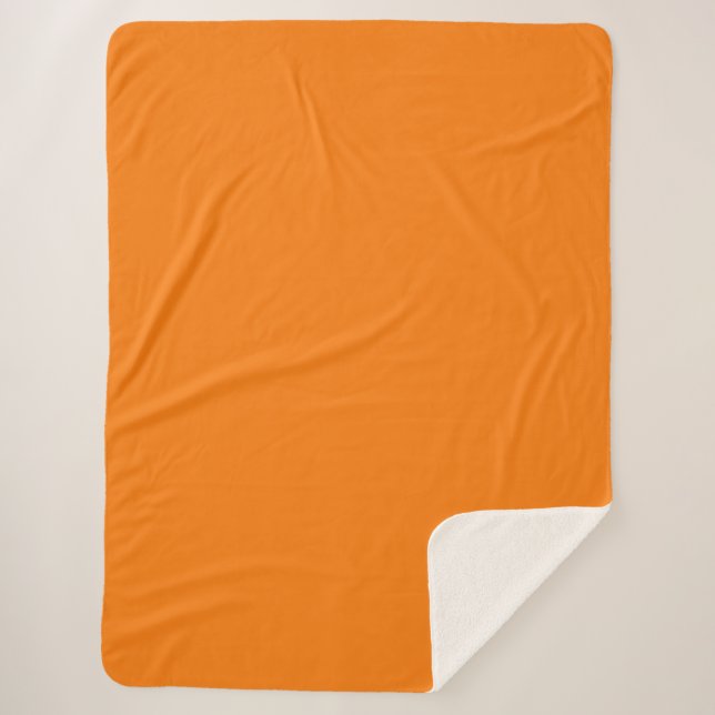 Cobertor Sherpa Orange Color (Frente)