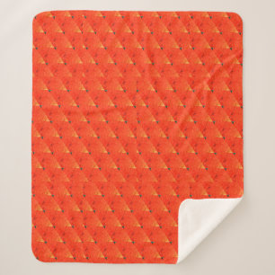 Cobertor Sherpa Orange Sherpa Blanket