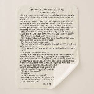 Cobertor Sherpa Orgulho de Jane Austen e citações da literatura do