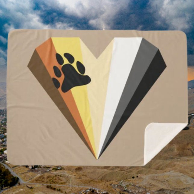 Cobertor Sherpa Orgulho de Urso Louco Sherpa Blanket (Criador carregado)