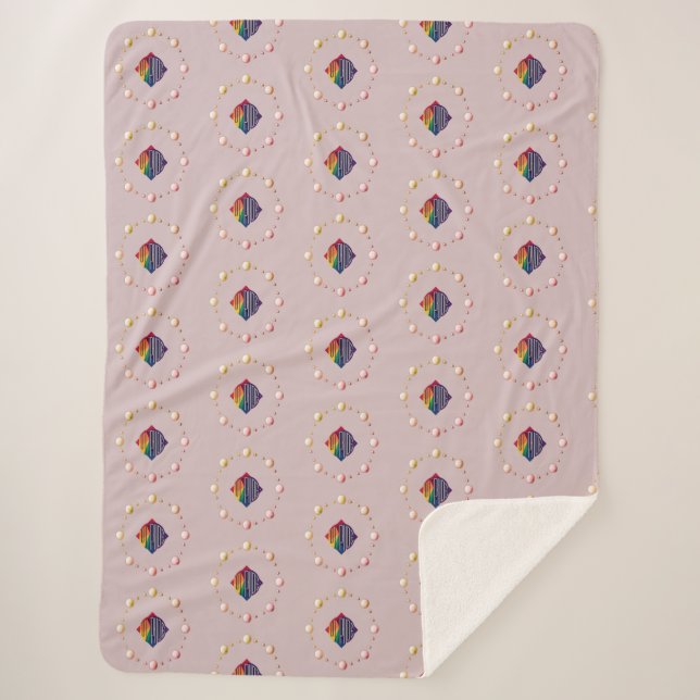 Cobertor Sherpa Orgulho Unido - Futuro Sherpa Blanket (Frente)