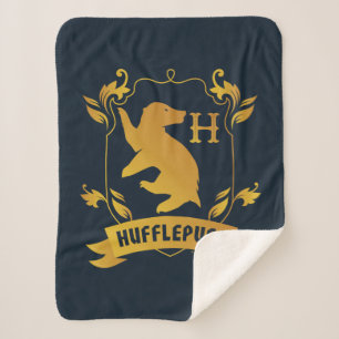 Cobertor Sherpa Ornamentado HUFFLUFF™ House Crest