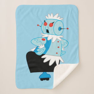 Cobertor Sherpa Os Jestons   Rosie the Robot