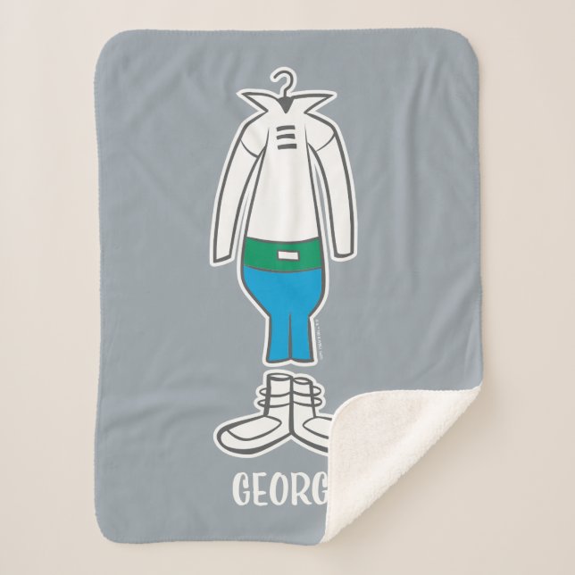 Cobertor Sherpa Os Jetsons | Suit de George (Frente)
