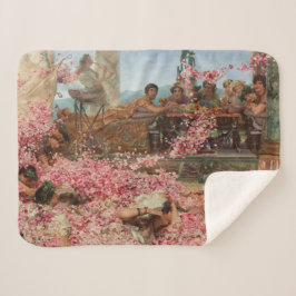 Cobertor Sherpa Os Rosas de Heliogabalus (antigo luxo romano)