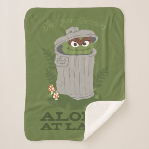 Cobertor Sherpa Oscar The Grouch Excelente ao ar livre