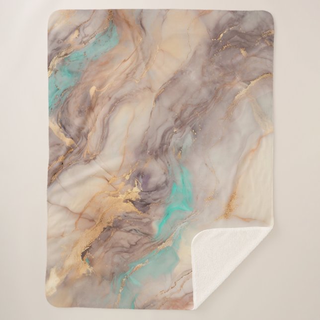 Cobertor Sherpa Ouro (Frente)