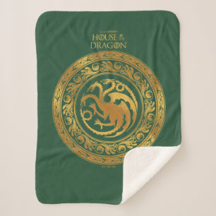 Cobertor Sherpa Ouro Targaryen Crest