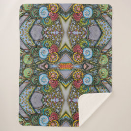 Cobertor Sherpa Ouvindo Vibes