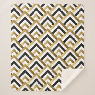 Cobertor Sherpa Padrão abstrato Invisível. Patch sem descontinuida