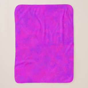Cobertor Sherpa Padrão Abstrato Rosa Roxo