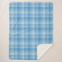 Padrão Abstrato Xadrez Branco Azul