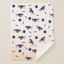 Cobertor Sherpa Padrão-Alvo dos Rapazes da Guerra da Arma