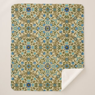 Cobertor Sherpa Padrão Antigo William Morris 1873 de Videira e Flo