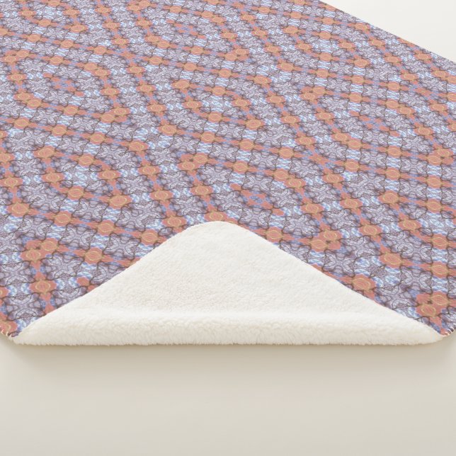 COBERTOR SHERPA PADRÃO ÁRVORES E CAMPOS (3/4)