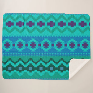 Cobertor Sherpa Padrão Aztec