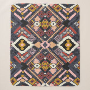 Cobertor Sherpa Padrão Aztec do Chevron Africano Tribal