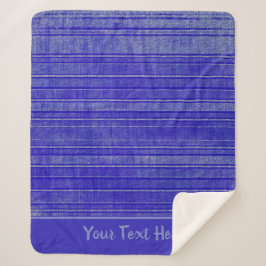 Cobertor Sherpa Padrão bonito de faixas aflitas roxas