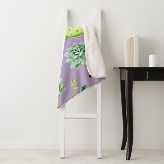 Cobertor Sherpa Padrão Cactus 7 (In Situ)