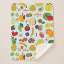 Padrão Colorido de Fruta de Verão