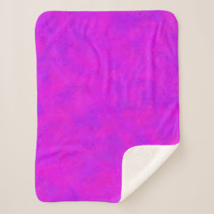 Cobertor Sherpa Padrão de Abstrato rosa púrpura